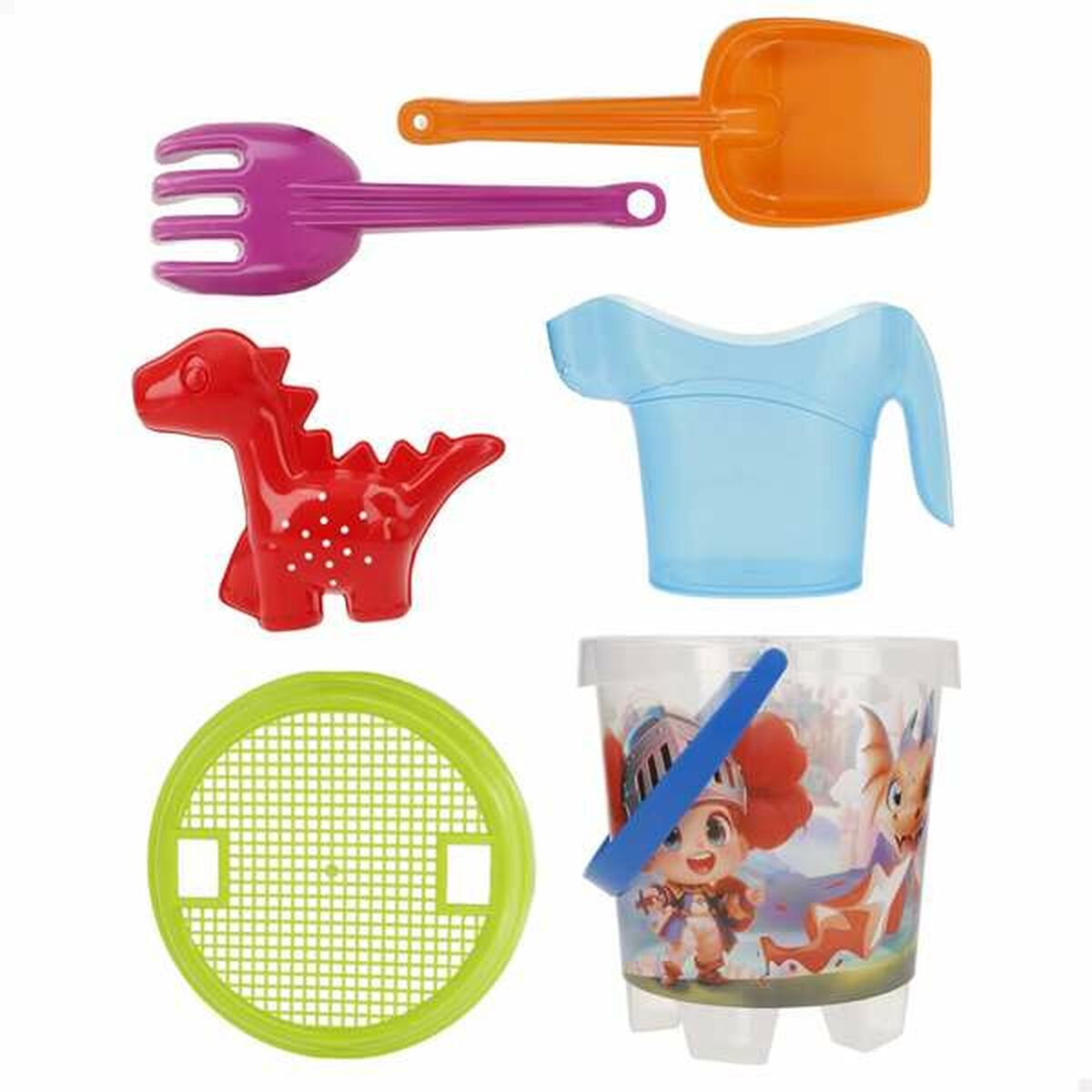 Vedierko na pláž Aktive 18 cm Drak